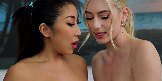 busty kay lovely seduces her asian roommate nicole doshi