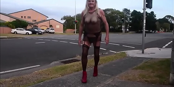 sissyslutbecky goes for a public walk part 2