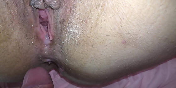 after two cheating creampies her hubby at last can fuck her cum filled pussy with a sloppy seconds compilation milky mari