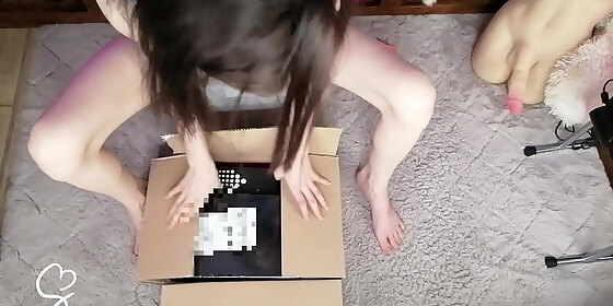 sarah sue unboxing mysterious box of sex toys 1