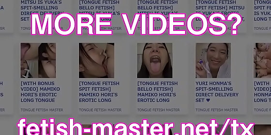 japanese asian tongue spit face nose licking sucking kissing handjob fetish more at fetish master net