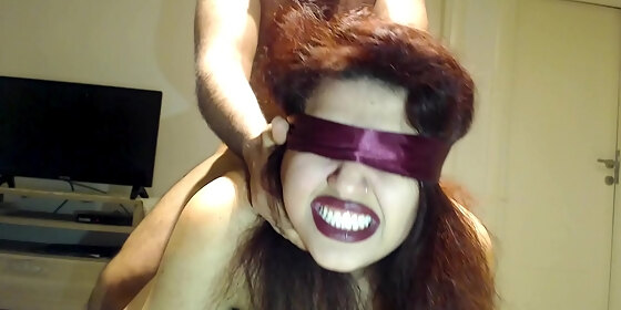 blindfolded wife has no idea but she fucked by stranger
