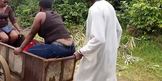 behind the scene of aboki fucking two villagers