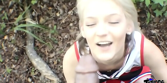 tiny blonde white girl enjoys fucking big black cock for sport