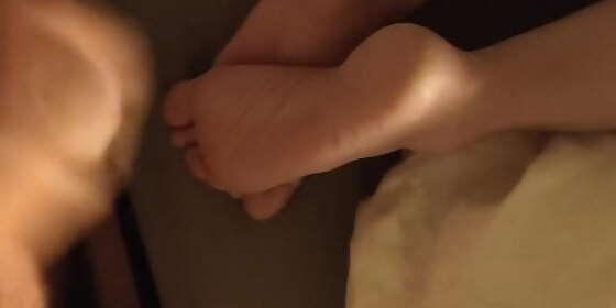 foot slave cum on ignoring mistress soles