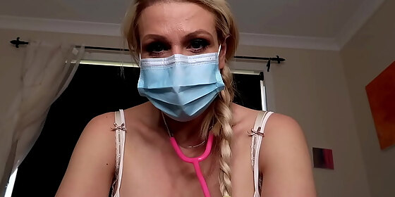 preview jessieleepierce manyvids com milked by doctor mommy medical fetish pov roleplay gloves surgical mask