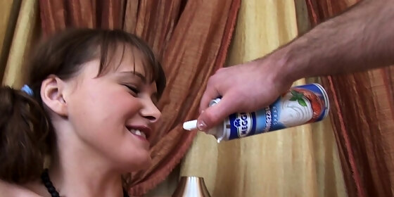 cute amateur teen girl fingering her pussy on webcam