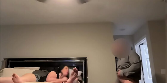 wife makes guy cum as husband watches