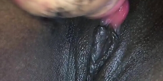 all wet pussy with my tongue