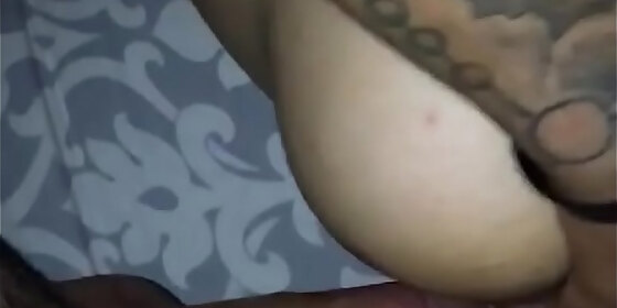 tatted up latina fucked good from the back