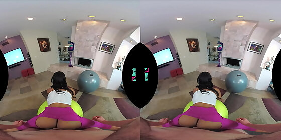 vrhush jenna foxx gets bent over and fucked in yoga pants