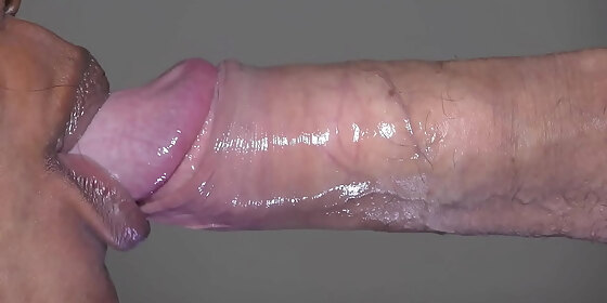 delicate black mouth on my cock makes me cum in mouth