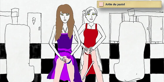 art academy home studio teen girls peeing standing up 2