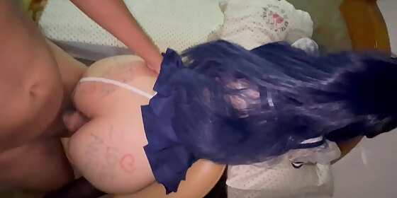 anal kunoichi series hinata hyuga dresses up as a and is fucked in the ass they leave her anus open