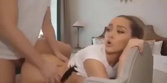 fucking the young girl on all fours