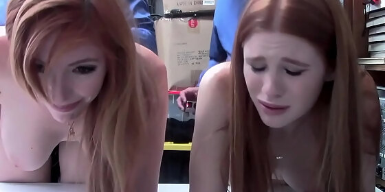 redhead step mom and daughter arrested and fucked for stealing scarlett snow lauren phillips