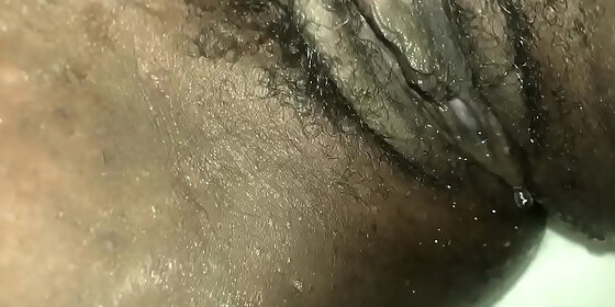 black hairy pussy pissing
