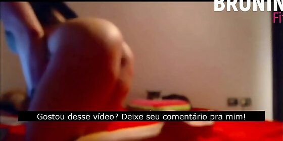 brazilian striper getting naked on own webcam