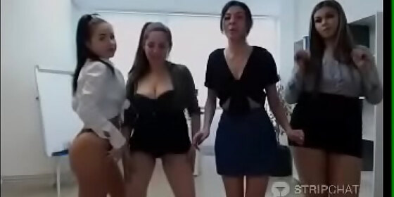 four whores on webcam