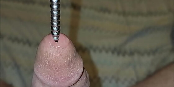 urethral probing feeling every bump as it goes down