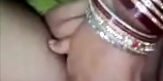 indian wife roshni show hairy pussy and licking water