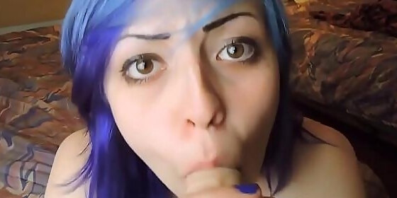 sexy blue haired joi confession www lightacms com