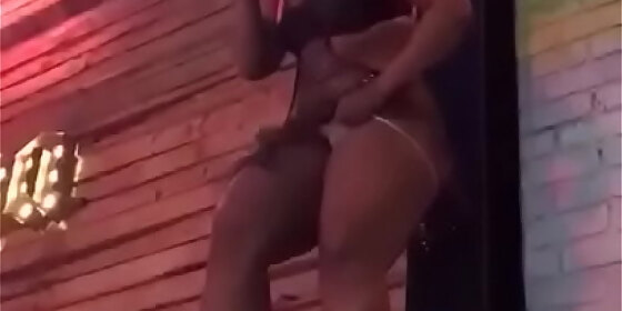 singer takes off that panties on stage