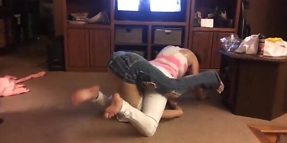 living room wrestling