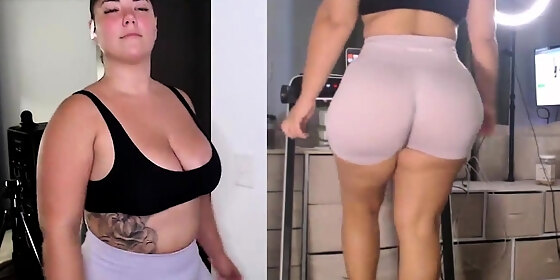 big ass babe exposes her big boobs