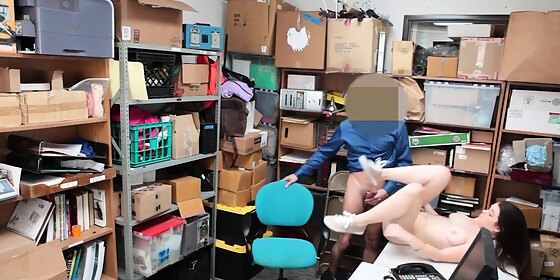 cute pale skinned shoplifter rose fucked