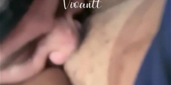 my boyfriend couldn t make it to the room and fell on his mouth sucking me really good in the car