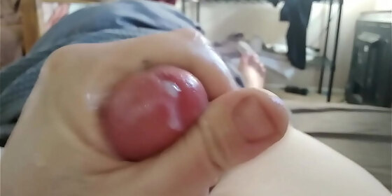 stroking my cock till i explode huge load of jizz powerful orgasm