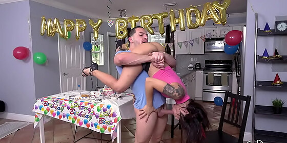 doing anal at her bday party