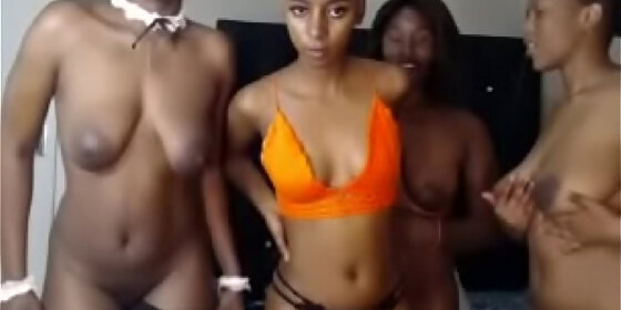 a girl from south africa cum with moaning