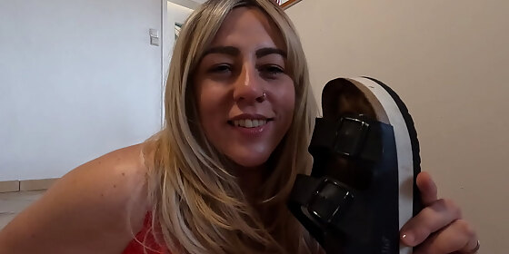 german bbw birkenstock joi i sniff my sandals while talking do you