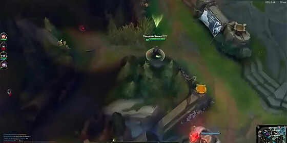 teemo by a tree a stone and a strange thing
