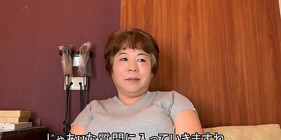 57 years old japanese fat mama with big tits talks in interview about her fuck experience old asian lady shows her old sexy body coco1 milf bbw osa
